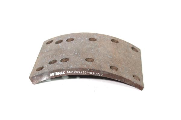 Накладка тормозная (Front, 10 отверстий) AUTOMAX, (AM1263)
