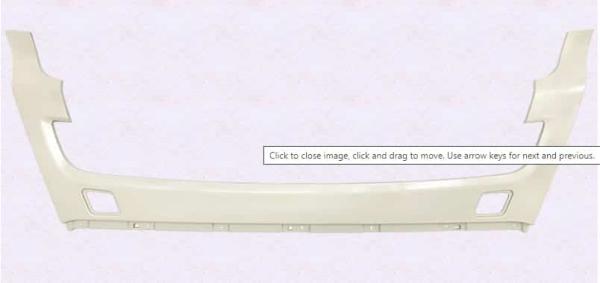 Облицовка декоративная решетки бампера (Серый, Пластик, центральная) SHAANXI, X6000