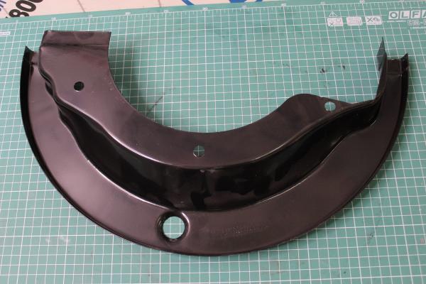 Пыльник задней ступицы L450, H45, ( щиток, 2-части) SHAANXI, F3000, X3000