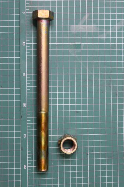 Болт реактивной тяги D20, L250, (с гайкой) HOWO