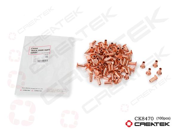 Заклёпка D8, L22, (Медь,  пустотелая, FAW 2008г) CREATEK, (CK8470)