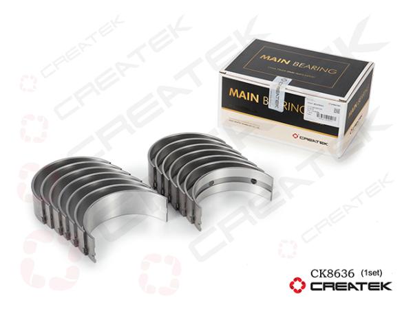 Вкладыши коренные CREATEK, WP12, WD12, (CK8636)