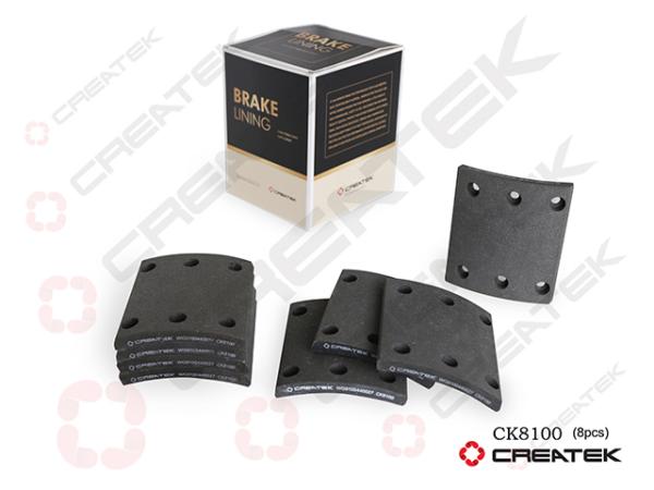 Накладка тормозная (Front, 136*160*15) CREATEK, A5, (CK8100)