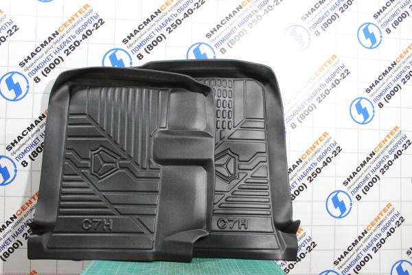 Коврики резиновые (Резина, с бортиком) SITRAK, C7H