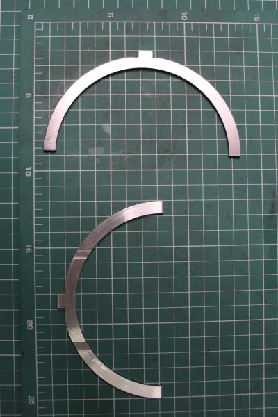 Кольцо стопорное коленвала (ремонт. 0,25) CREATEK, Евро-2, (CK8997)