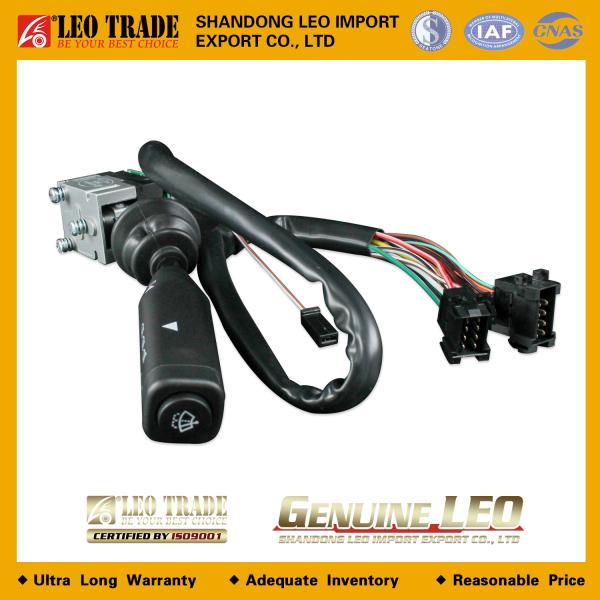 Переключатель поворотов (чёрные фишки ) LEO TRADE, F2000, F3000, (LEO800035A)