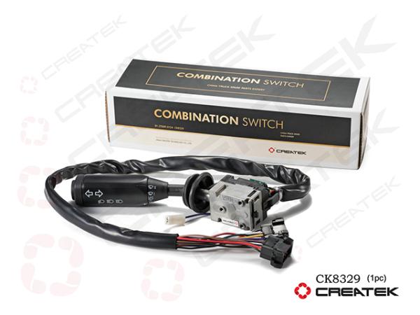 Переключатель поворотов (чёрные фишки) CREATEK, F2000, F3000, (CK8329)