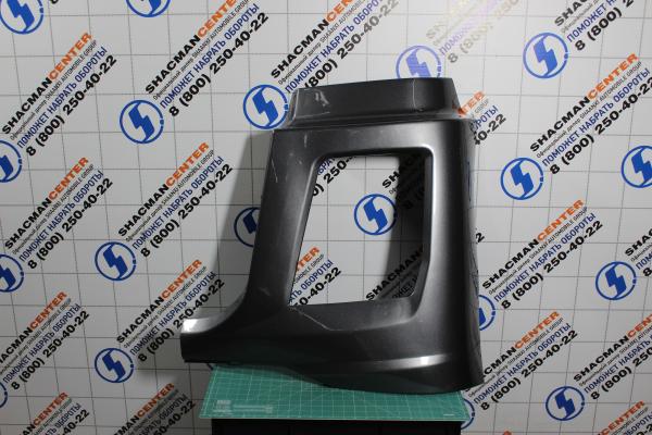 Облицовка фары (L, Серый, Пластик, часть бампера) SHAANXI, X5000, Тягач