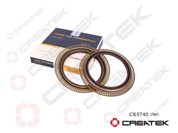 Сальник ступицы D175, H14, (Rear, с ABS , с кольцом, 145*175*14) CREATEK, (CK5740)