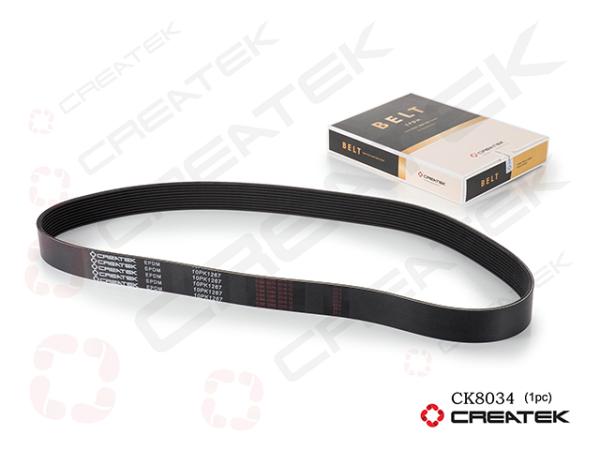 Ремень ручейковый (10PK1267) CREATEK, A7, D12, (CK8034)