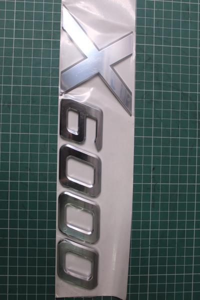 Логотип на капот (Серебряный, Пластик) SHAANXI, X6000