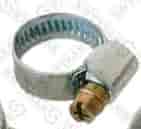 Хомут червячный (Серый, Металл, 8-12/9) КНР