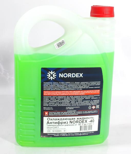 Антифриз  (Зеленый, 5кг -40°) NORDEX