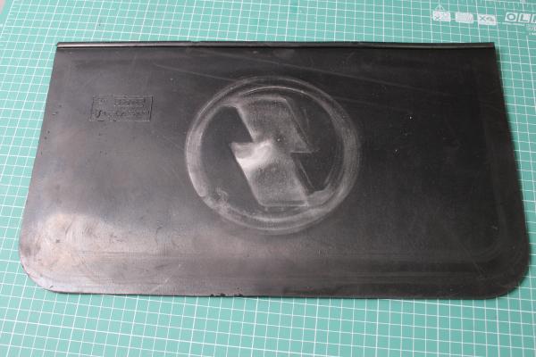 Брызговик (Front, Резина, под кронштейн) SHAANXI