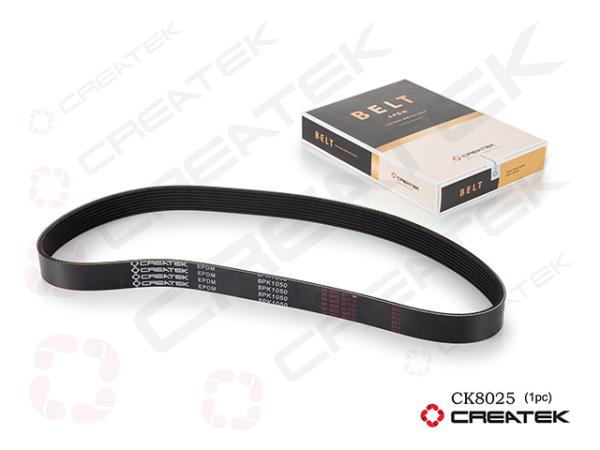 Ремень ручейковый (8PK1050 вентилятора) CREATEK, Евро-3, A5, (CK8025)