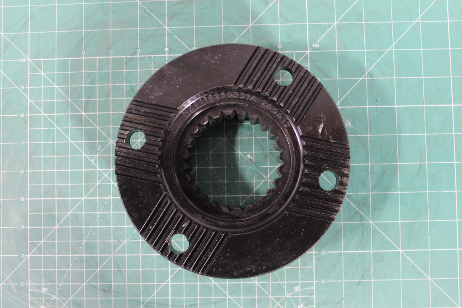 Фланец выходного вала D180, H67, Z24, (180*67*4) SHAANXI, РК ZQC2000-57E, (3086000809) для грузовиков *