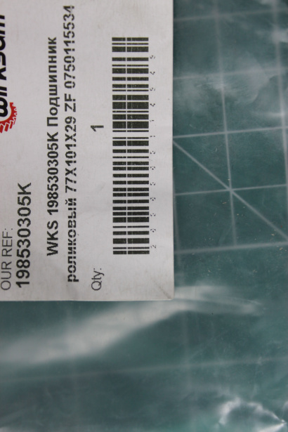 Подшипник роликовый (77х101х29) SHAANXI, ZF, (0750115534) для грузовиков *