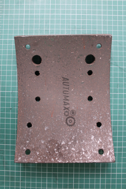 Накладка тормозная (Front, 10 отверстий) AUTOMAX, (AM1263) для грузовиков *