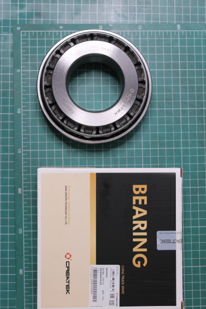 Подшипник хвостовика редуктора заднего моста (31313, конический, роликовый, 65*140*36) CREATEK, (CK5732) для грузовиков *