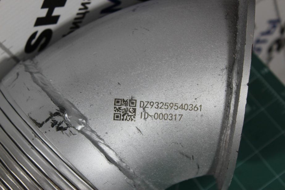 Гофра выхлопной системы D120, L500, (с изгибами под 2 хомута) SHAANXI для грузовиков *