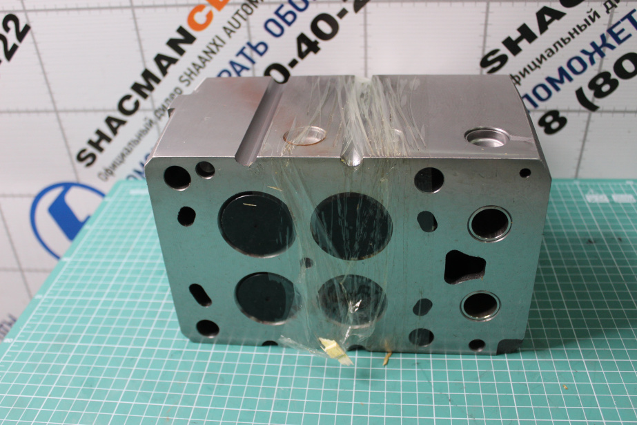 Головка блока цилиндра (в сборе под 6 шпилек, с электромагнитным клапаном) SHAANXI, Евро-5, WP13, (1005544823) для грузовиков *