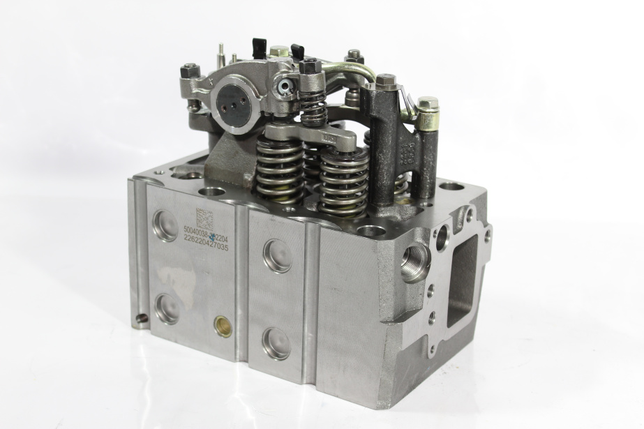 Головка блока цилиндра (в сборе под 6 шпилек, с электромагнитным клапаном) SHAANXI, Евро-5, WP10 для грузовиков *