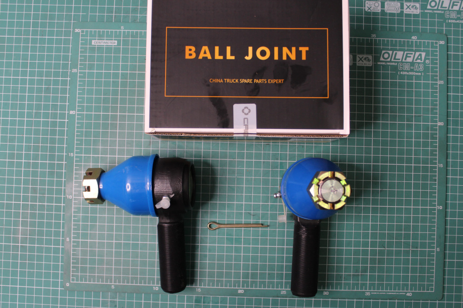 Наконечник продольной рулевой тяги D36, (L/R, Металл, комплект, c тавотницей) CREATEK, (CK8489) для грузовиков *