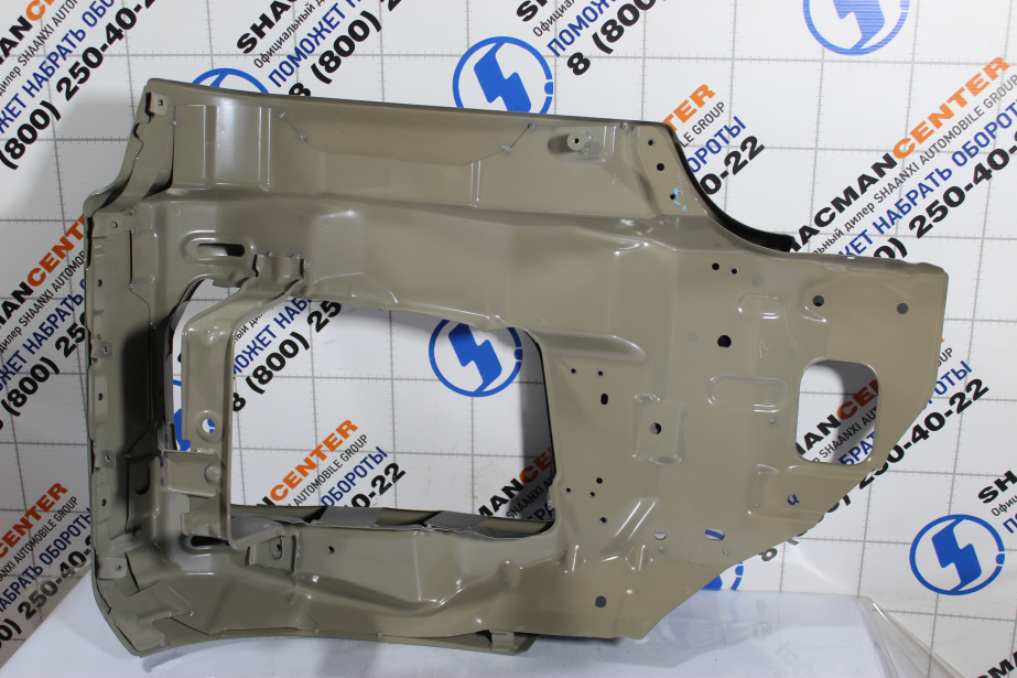 Облицовка фары (L, Серый, Металл, часть бампера) SHAANXI, X5000, Самосвал для грузовиков *