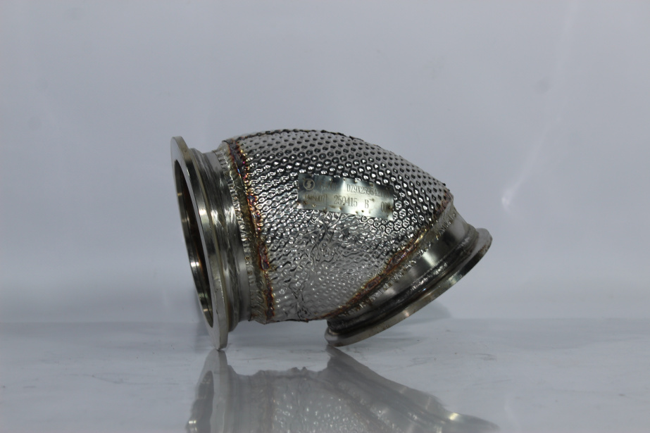 Труба выхлопная (уголок от глушителя) SHAANXI, X6000 для грузовиков *