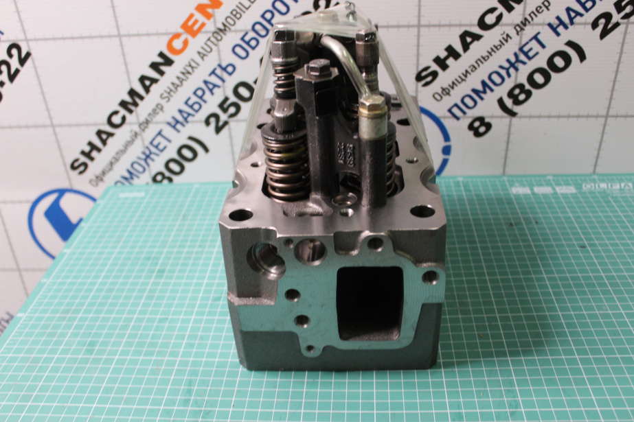 Головка блока цилиндра (в сборе под 6 шпилек, с электромагнитным клапаном) SHAANXI, Евро-5, WP13, (1005544823) для грузовиков *