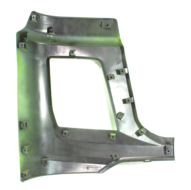 Облицовка фары (L, Зеленый, Пластик, часть бампера) SHAANXI, X5000, Тягач для грузовиков *